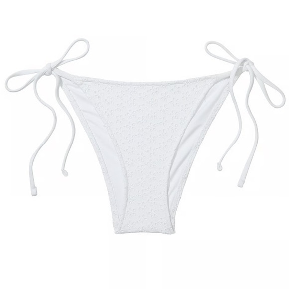 Frankie's Bikinis Other - New! Frankie's Bikinis Bridgette White Eyelet String Bikini Bottom 1586